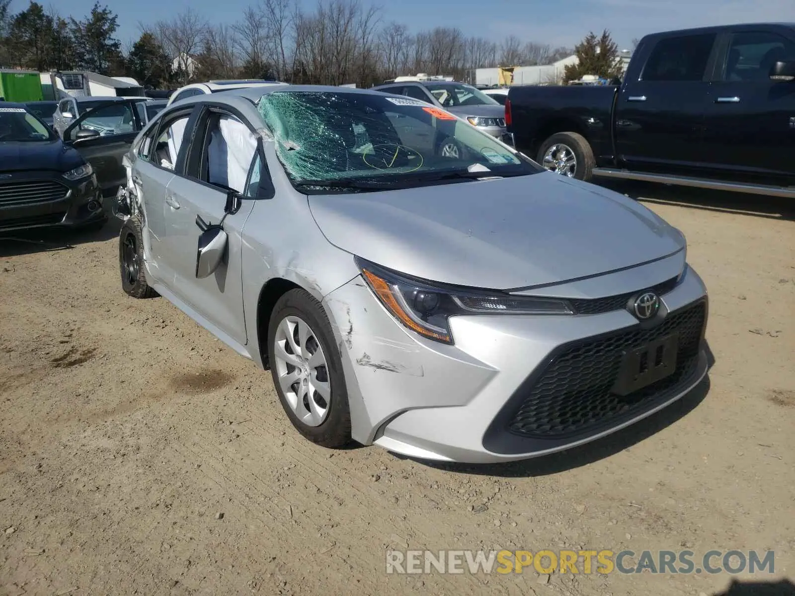 1 Photograph of a damaged car 5YFEPMAE5MP183006 TOYOTA COROLLA 2021