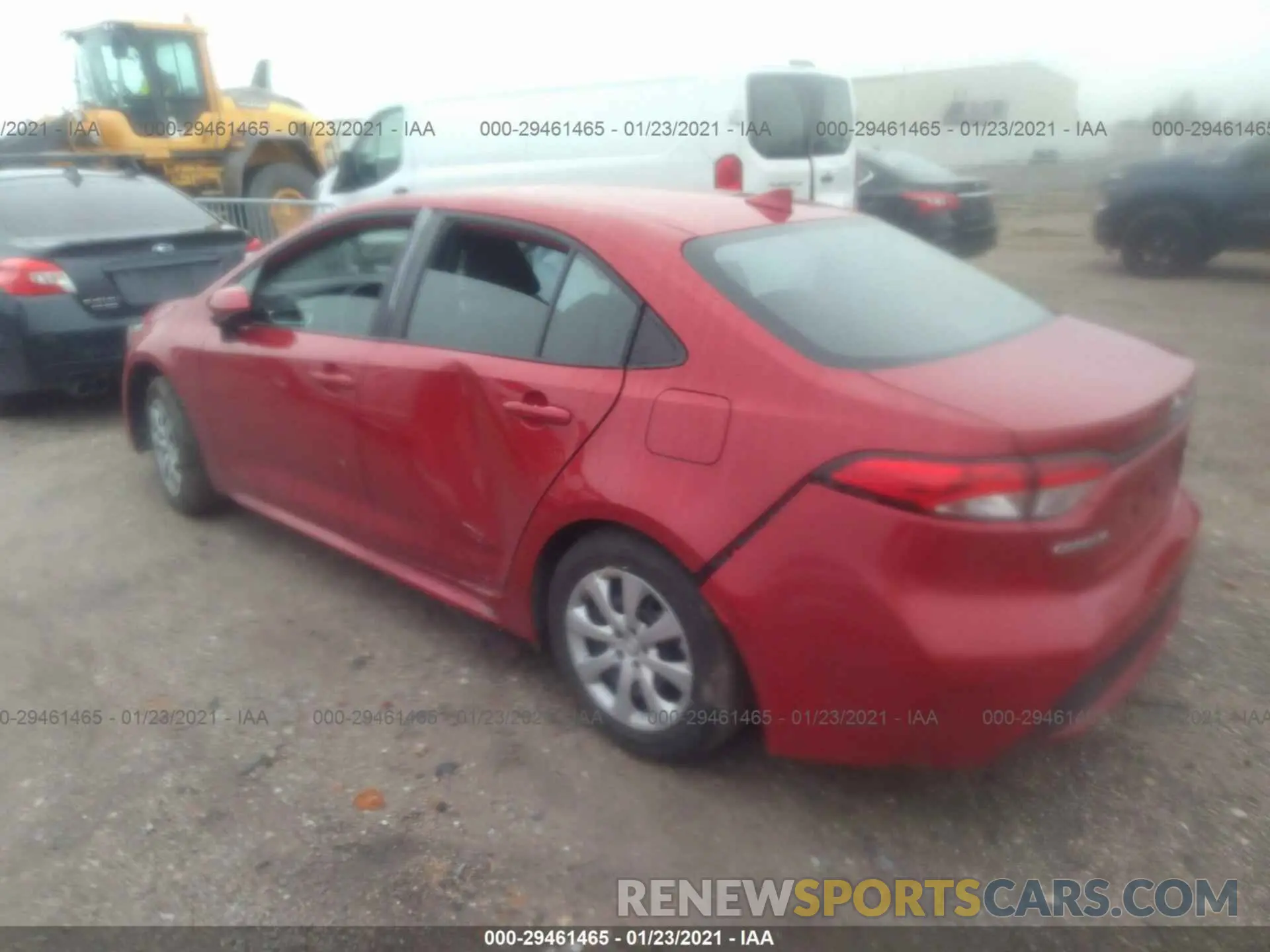 3 Photograph of a damaged car 5YFEPMAE5MP184706 TOYOTA COROLLA 2021