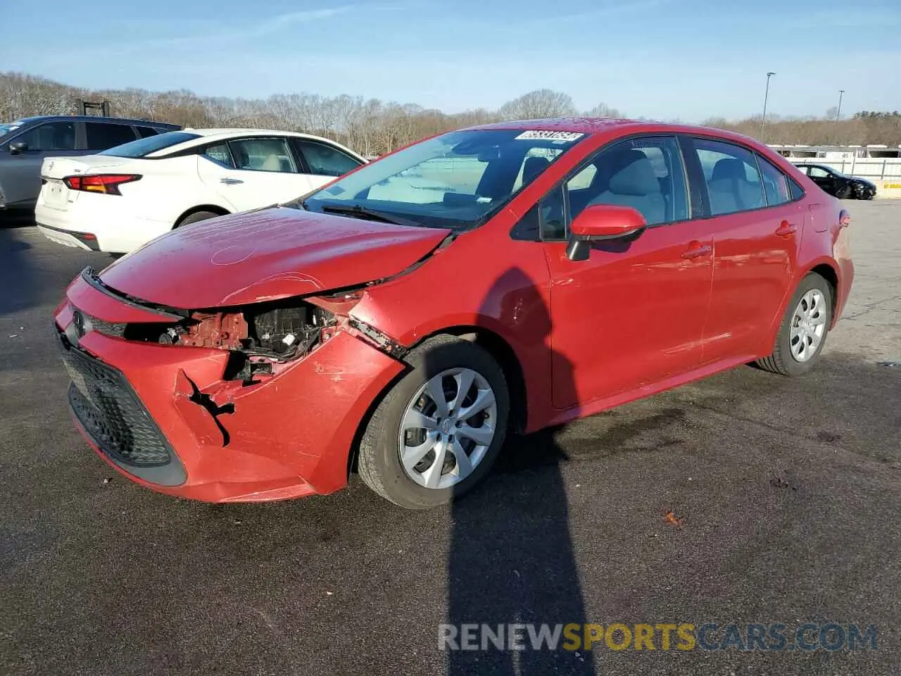 1 Photograph of a damaged car 5YFEPMAE5MP188187 TOYOTA COROLLA 2021