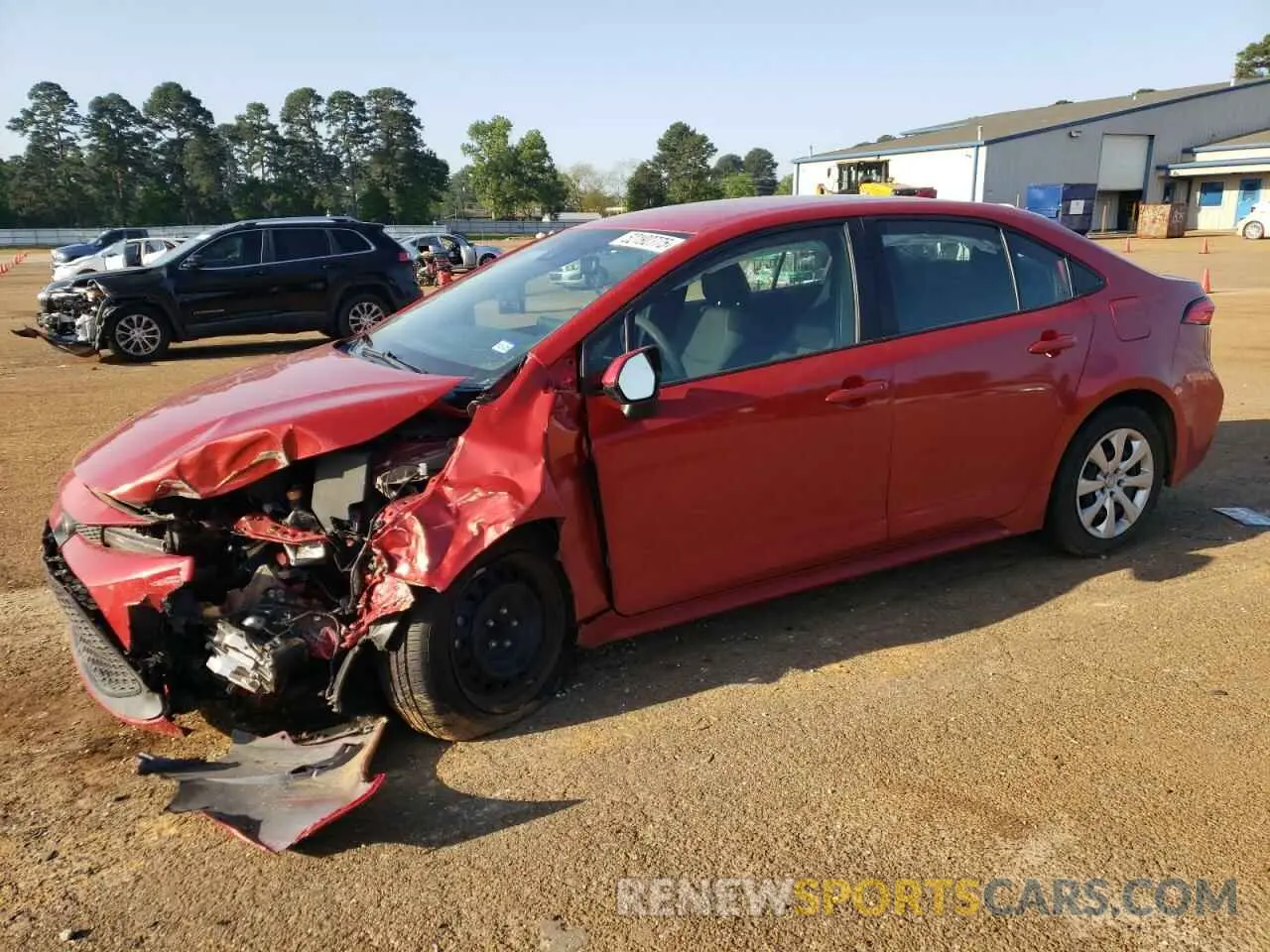 1 Photograph of a damaged car 5YFEPMAE5MP189842 TOYOTA COROLLA 2021