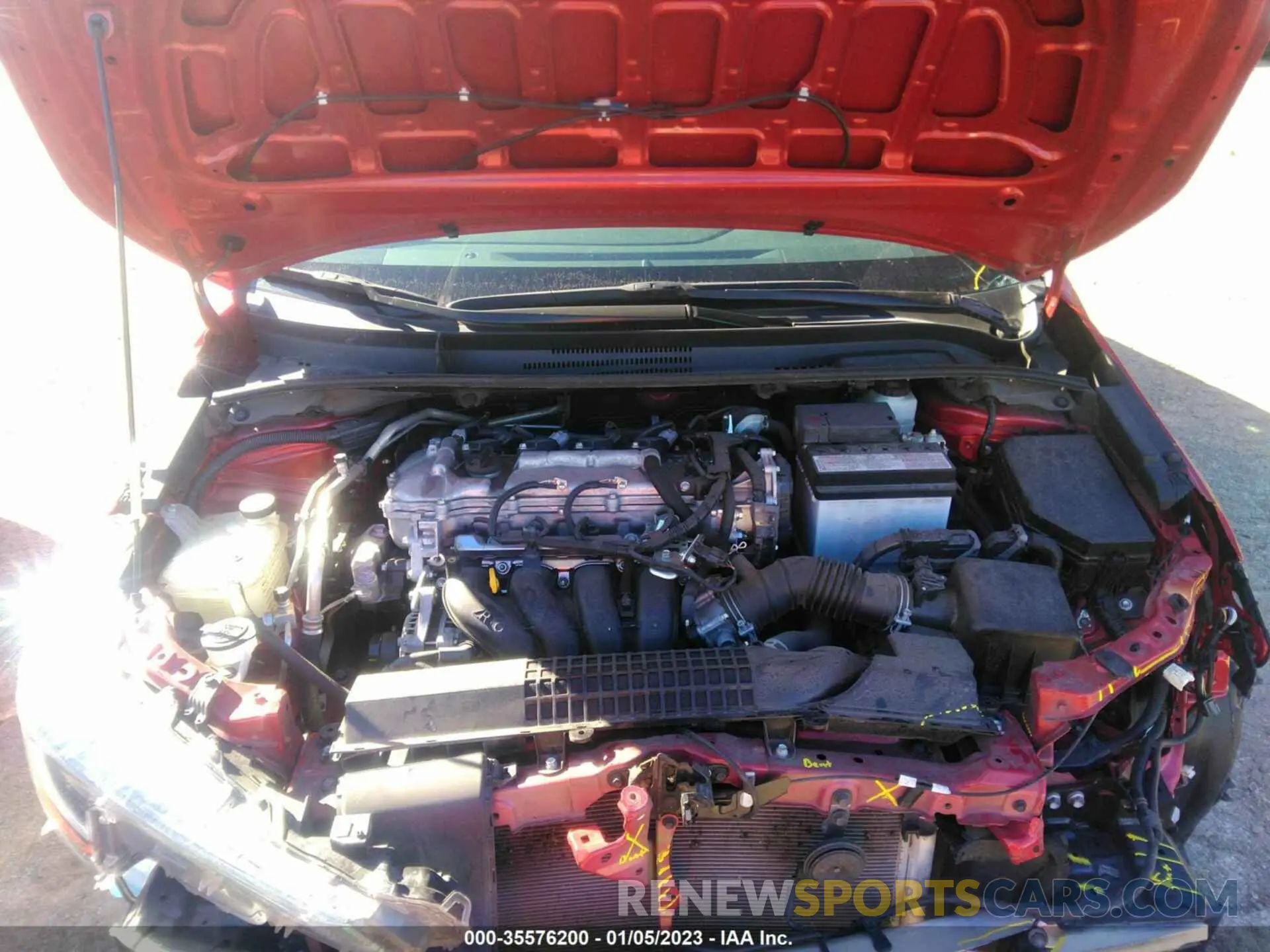 10 Фотография поврежденного автомобиля 5YFEPMAE5MP192482 TOYOTA COROLLA 2021