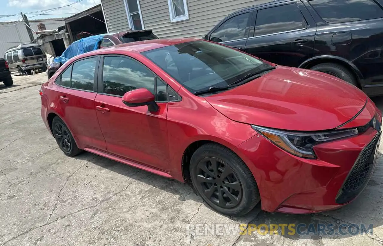 1 Photograph of a damaged car 5YFEPMAE5MP194264 TOYOTA COROLLA 2021
