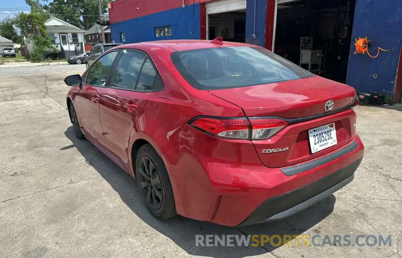 3 Photograph of a damaged car 5YFEPMAE5MP194264 TOYOTA COROLLA 2021