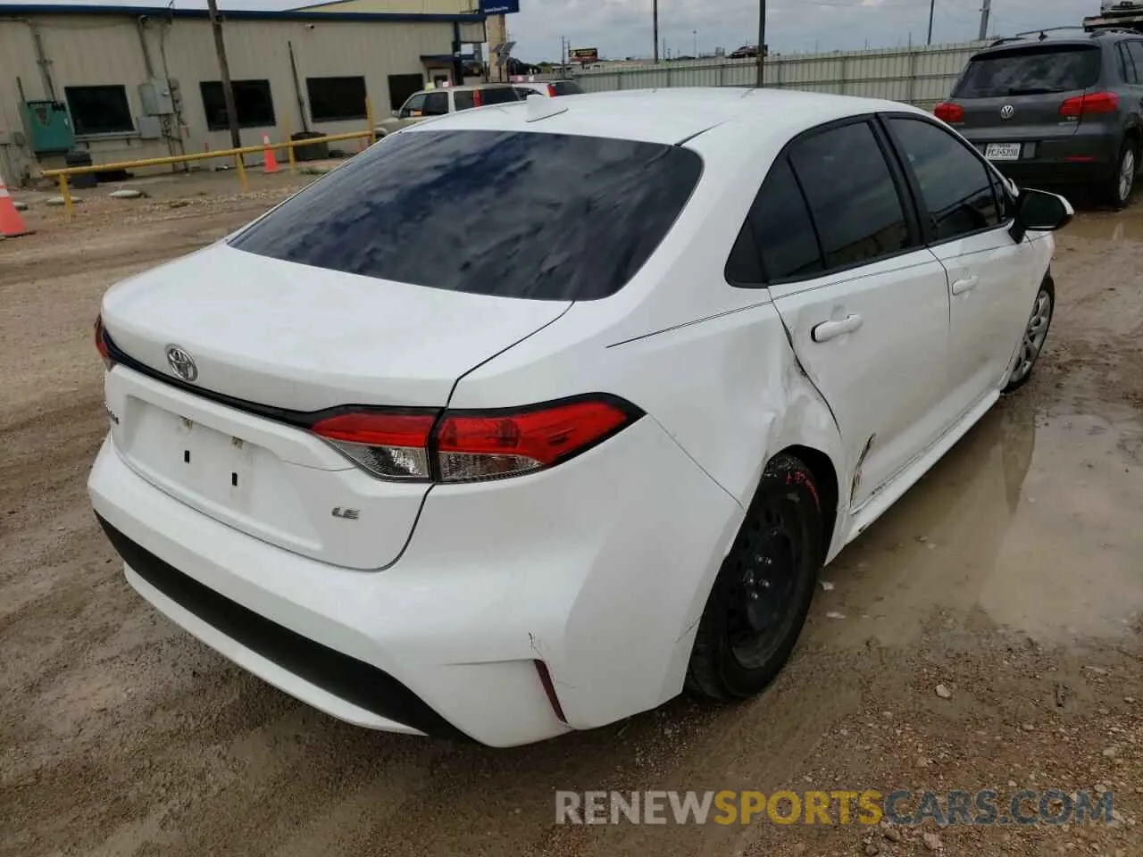 4 Фотография поврежденного автомобиля 5YFEPMAE5MP196614 TOYOTA COROLLA 2021