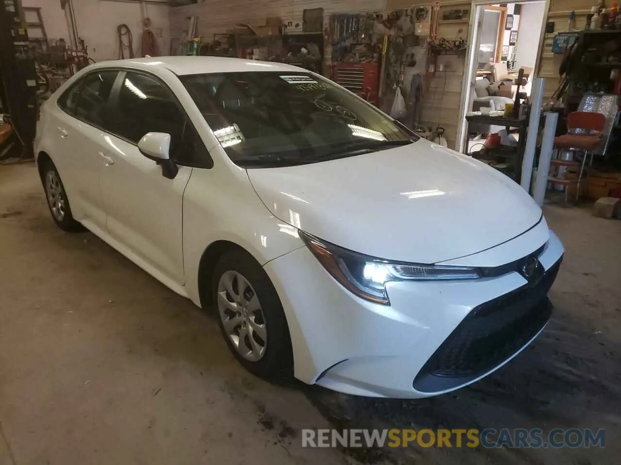 1 Photograph of a damaged car 5YFEPMAE5MP201911 TOYOTA COROLLA 2021