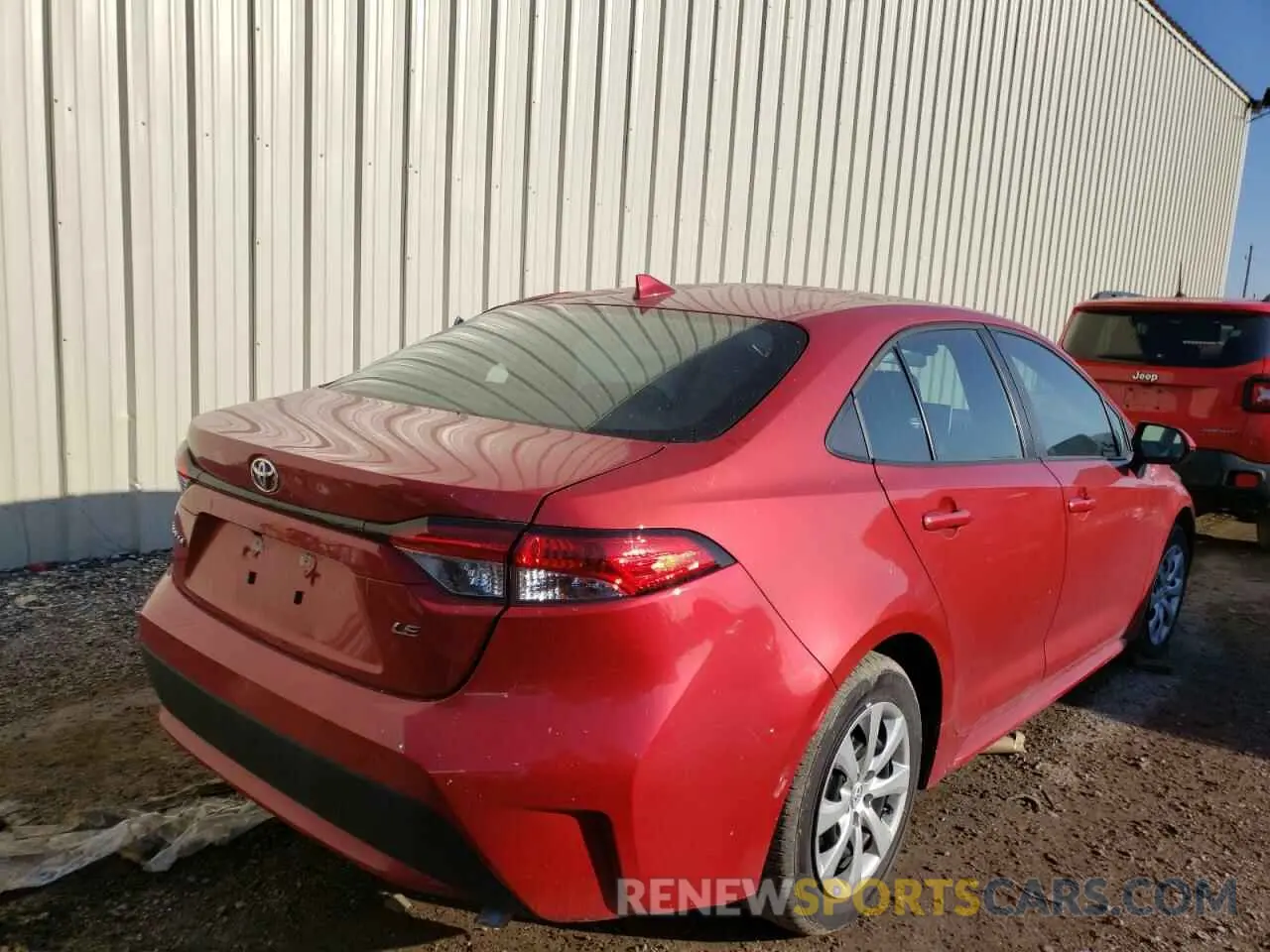 4 Фотография поврежденного автомобиля 5YFEPMAE5MP201990 TOYOTA COROLLA 2021