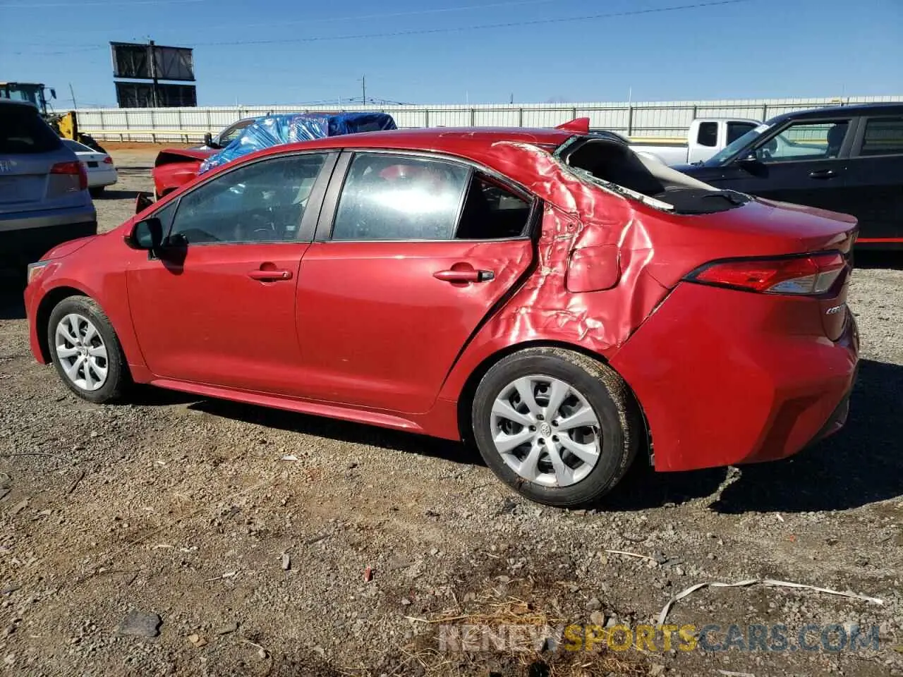 2 Фотография поврежденного автомобиля 5YFEPMAE5MP211452 TOYOTA COROLLA 2021