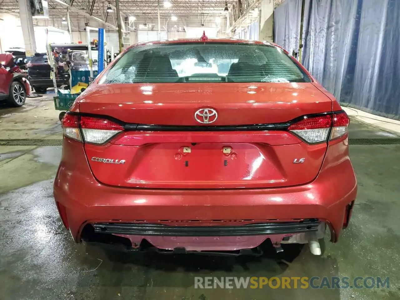 6 Фотография поврежденного автомобиля 5YFEPMAE5MP212519 TOYOTA COROLLA 2021