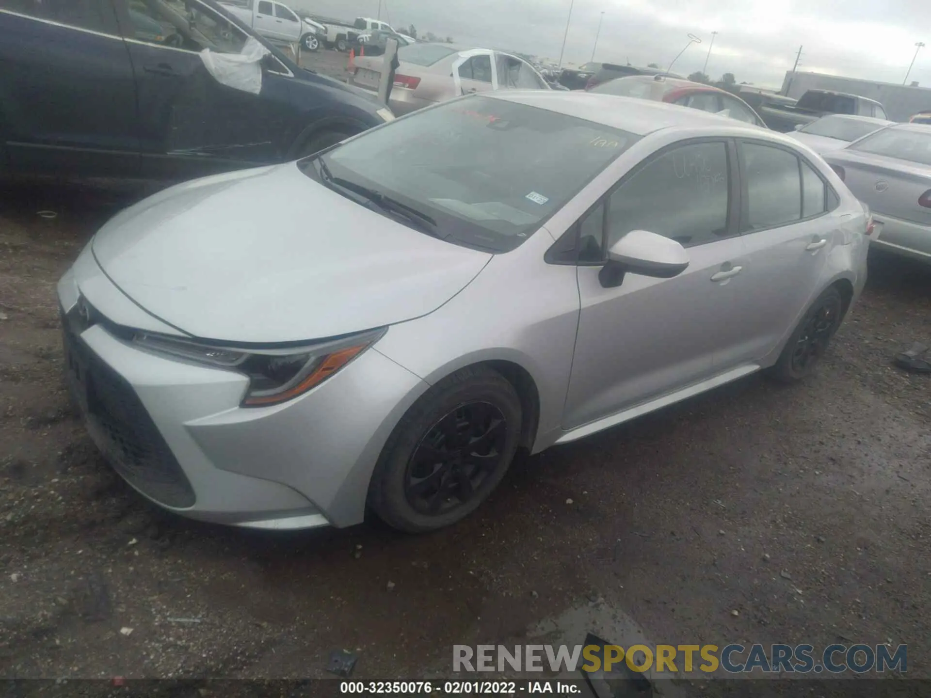 2 Photograph of a damaged car 5YFEPMAE5MP218059 TOYOTA COROLLA 2021