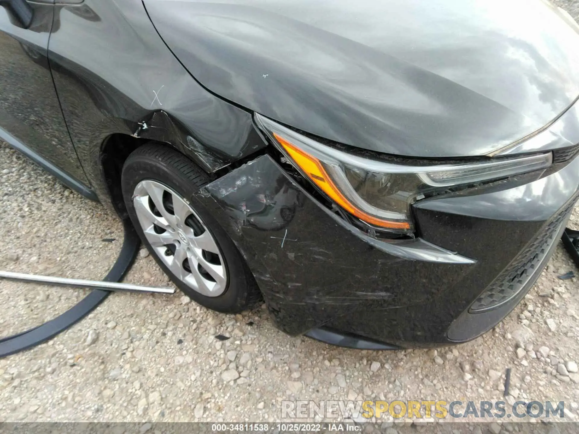 6 Photograph of a damaged car 5YFEPMAE5MP230955 TOYOTA COROLLA 2021