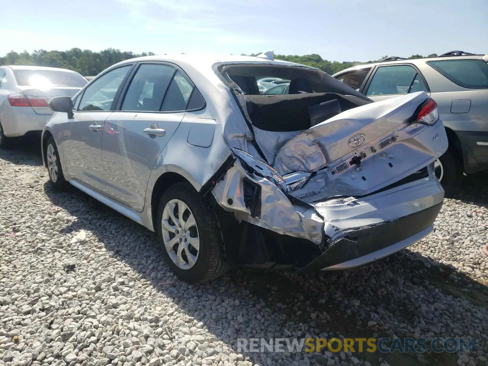 3 Фотография поврежденного автомобиля 5YFEPMAE5MP232138 TOYOTA COROLLA 2021