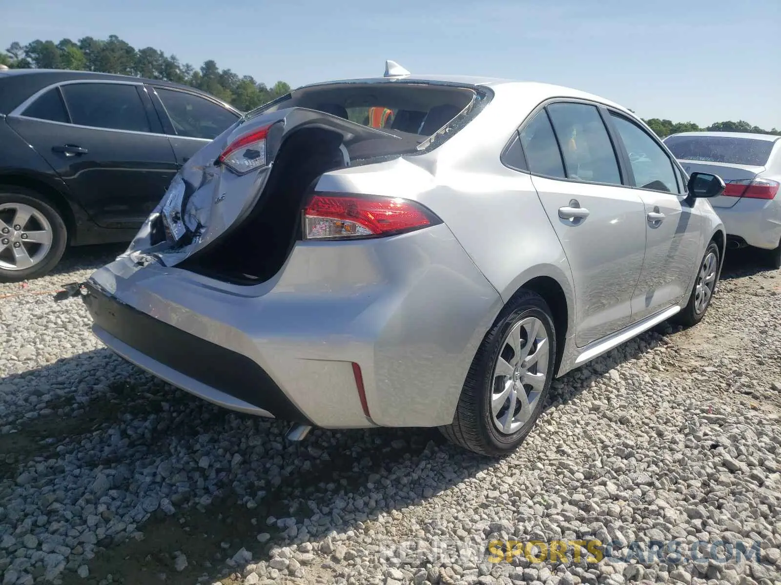 4 Фотография поврежденного автомобиля 5YFEPMAE5MP232138 TOYOTA COROLLA 2021