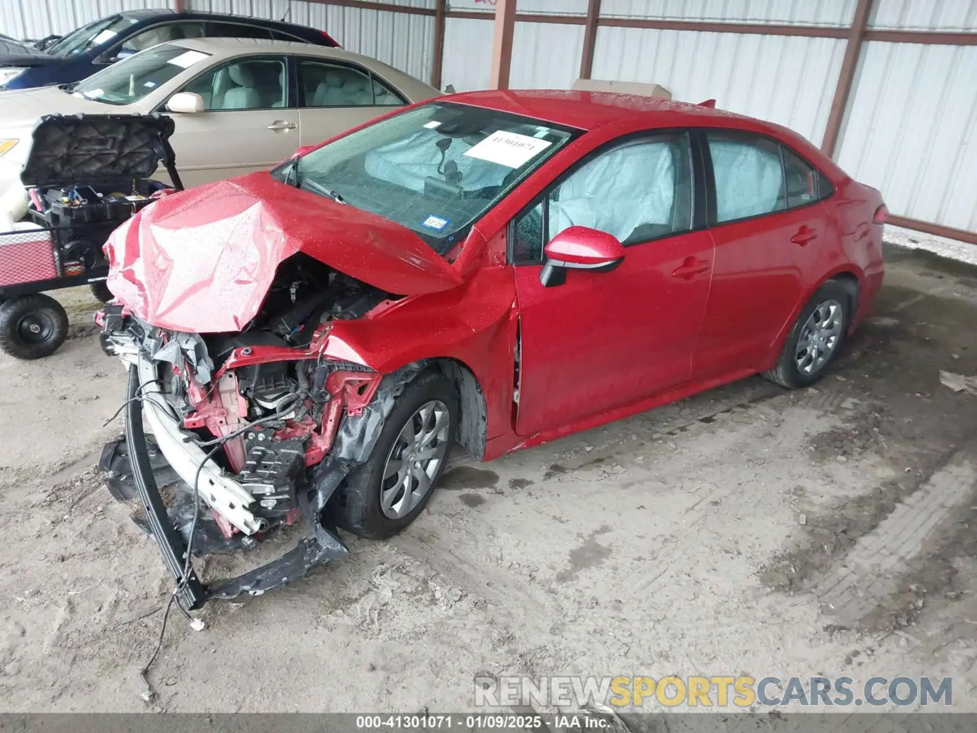 2 Photograph of a damaged car 5YFEPMAE5MP233936 TOYOTA COROLLA 2021