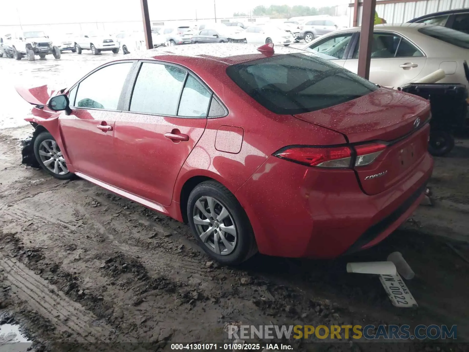 3 Photograph of a damaged car 5YFEPMAE5MP233936 TOYOTA COROLLA 2021