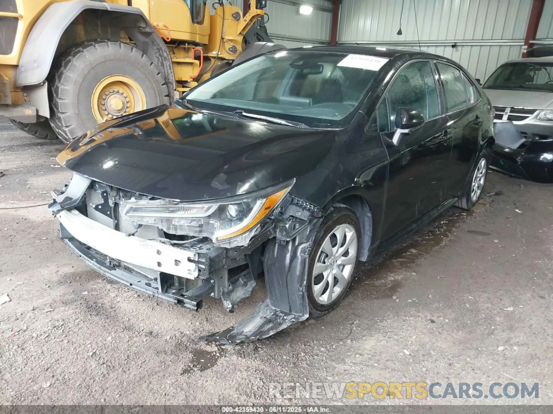 2 Photograph of a damaged car 5YFEPMAE5MP238182 TOYOTA COROLLA 2021