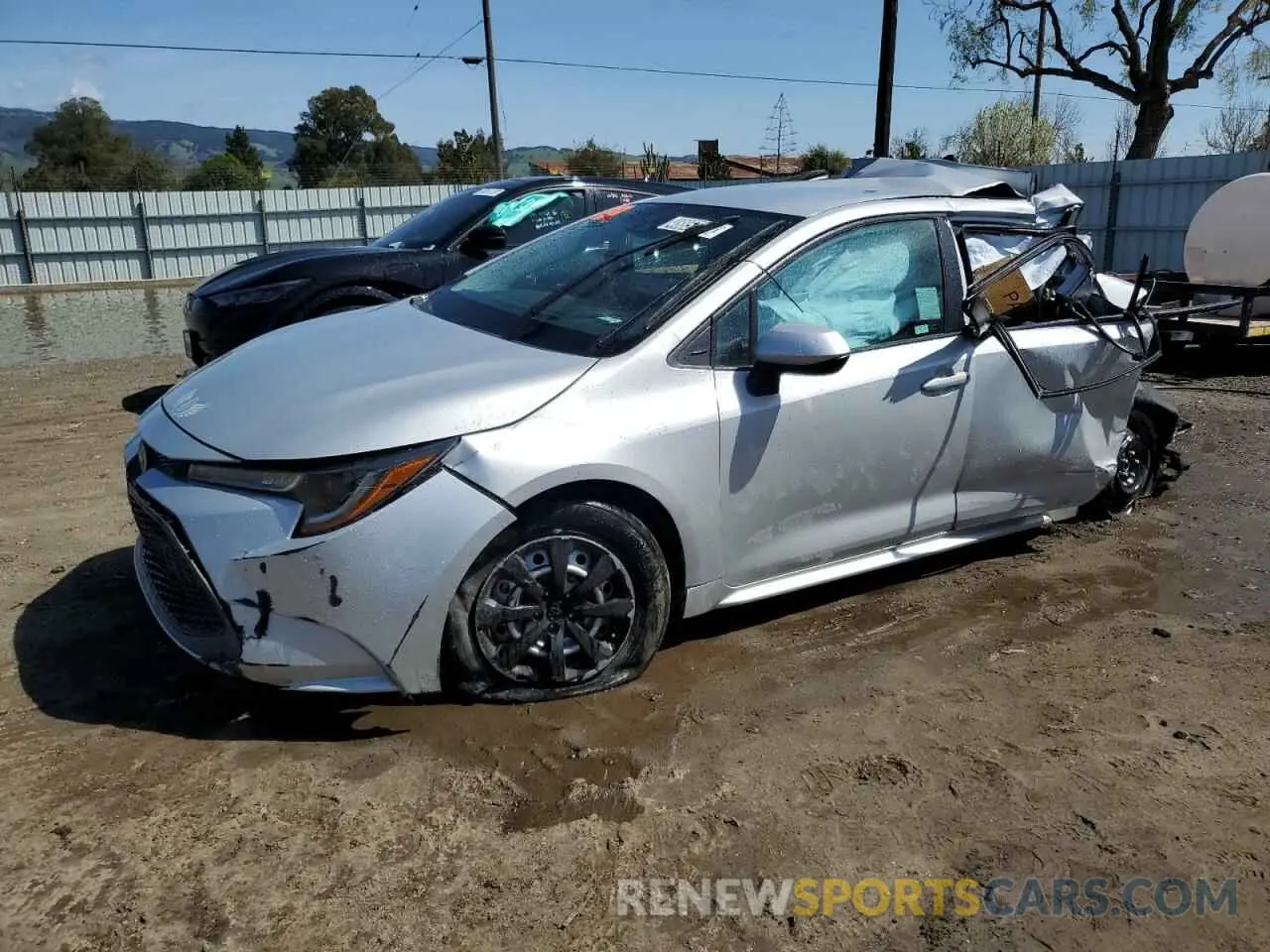 1 Фотография поврежденного автомобиля 5YFEPMAE5MP238389 TOYOTA COROLLA 2021