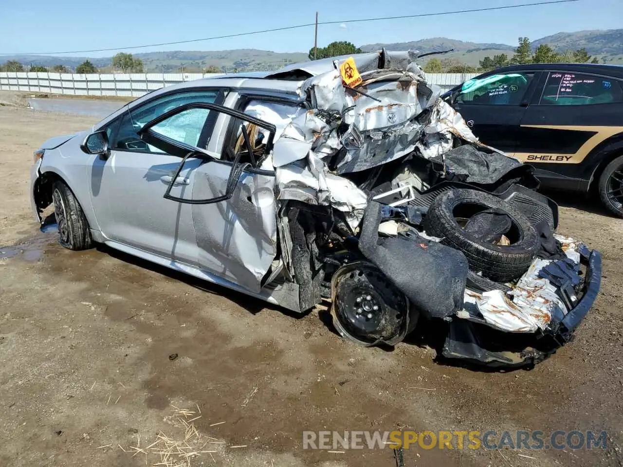 2 Фотография поврежденного автомобиля 5YFEPMAE5MP238389 TOYOTA COROLLA 2021