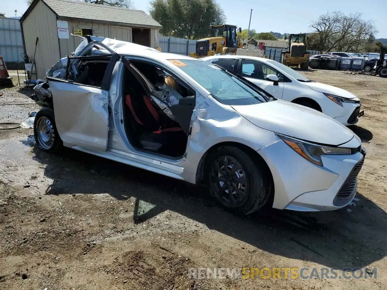 4 Фотография поврежденного автомобиля 5YFEPMAE5MP238389 TOYOTA COROLLA 2021
