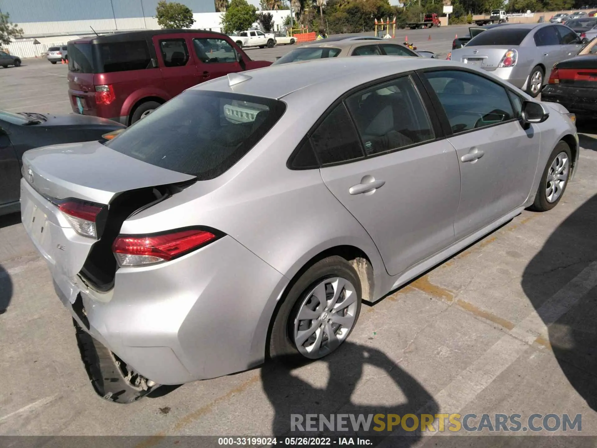 4 Photograph of a damaged car 5YFEPMAE5MP244869 TOYOTA COROLLA 2021
