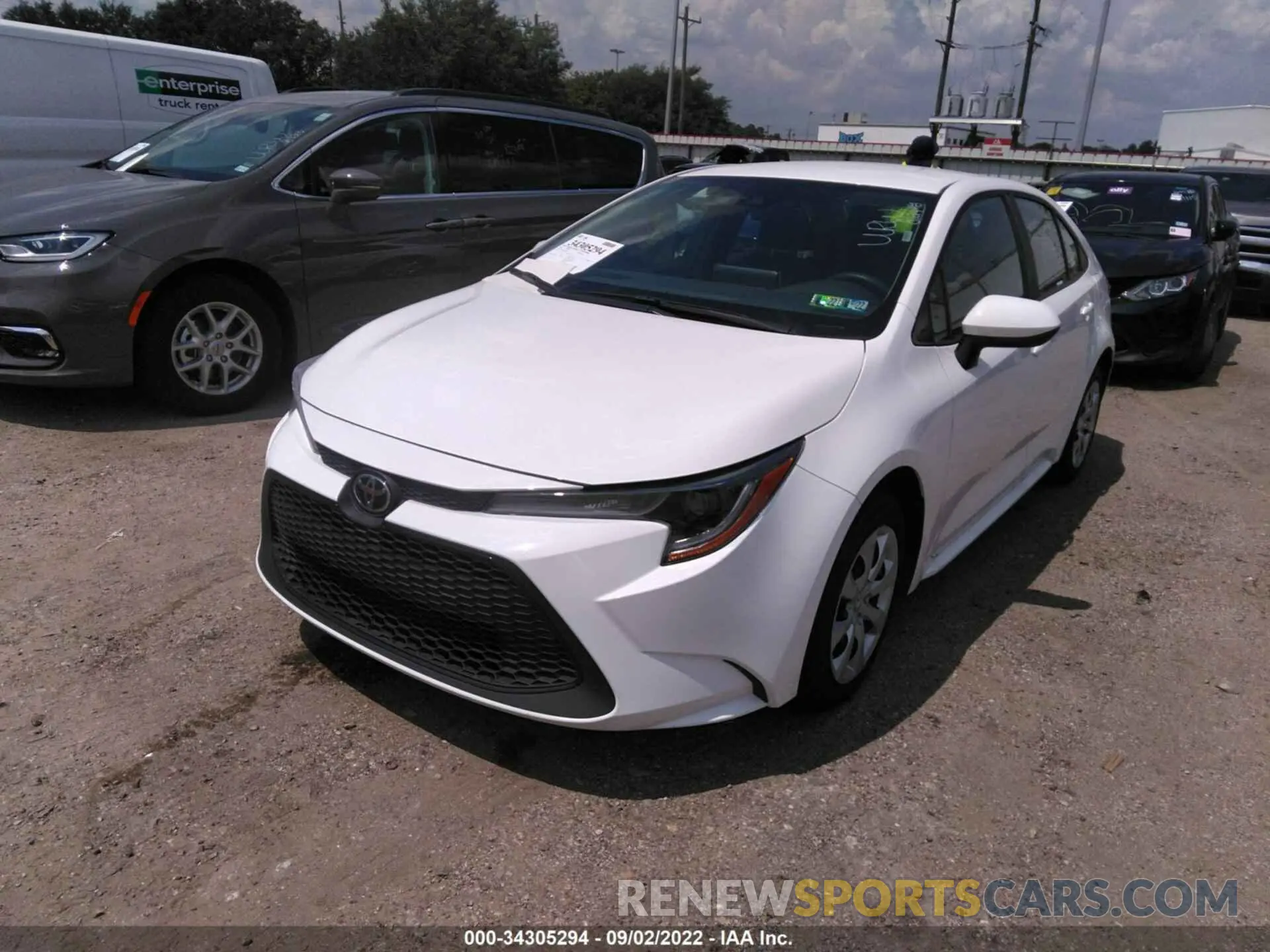 2 Photograph of a damaged car 5YFEPMAE5MP251322 TOYOTA COROLLA 2021