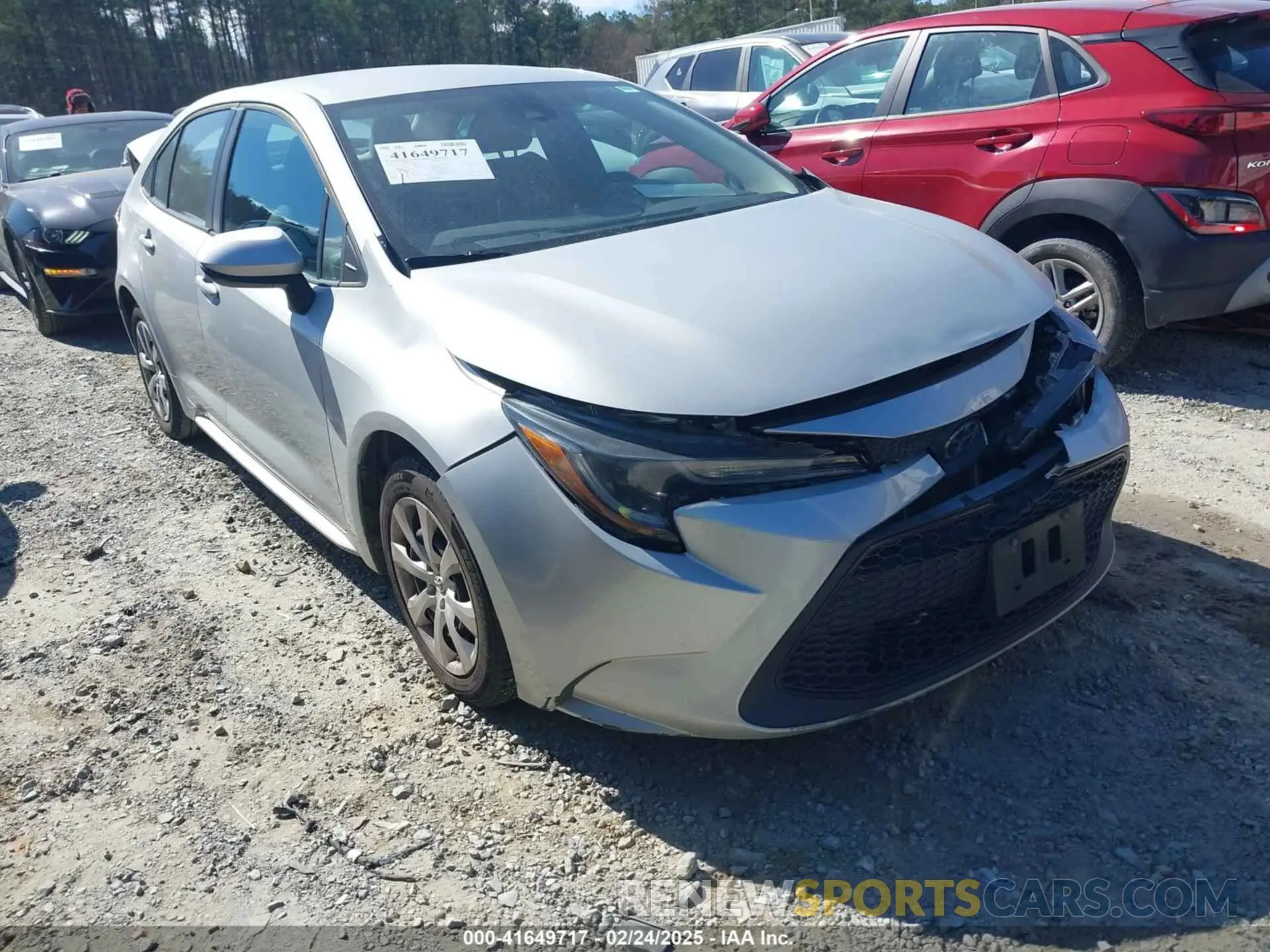 1 Фотография поврежденного автомобиля 5YFEPMAE5MP254186 TOYOTA COROLLA 2021