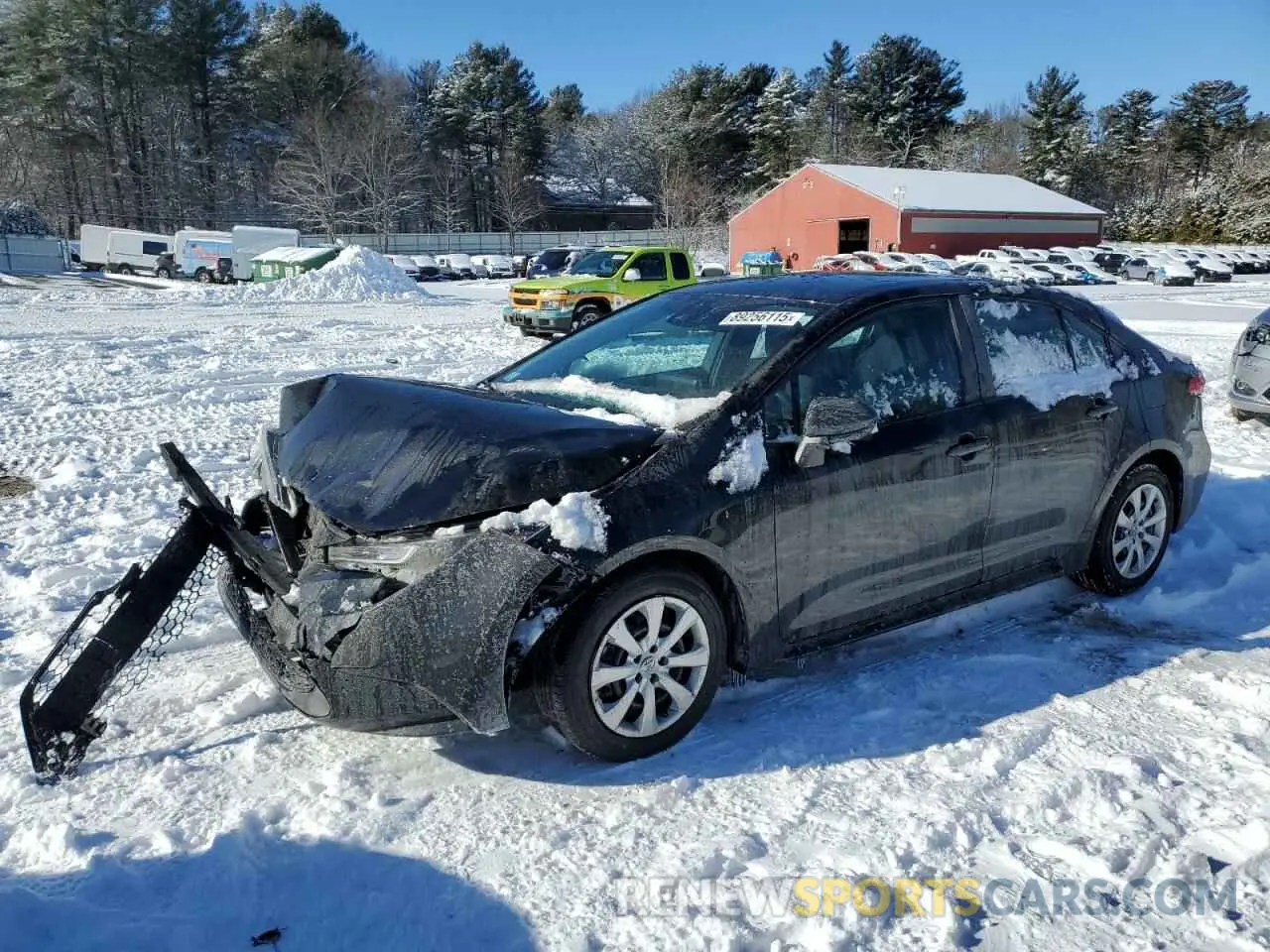 1 Photograph of a damaged car 5YFEPMAE5MP257878 TOYOTA COROLLA 2021