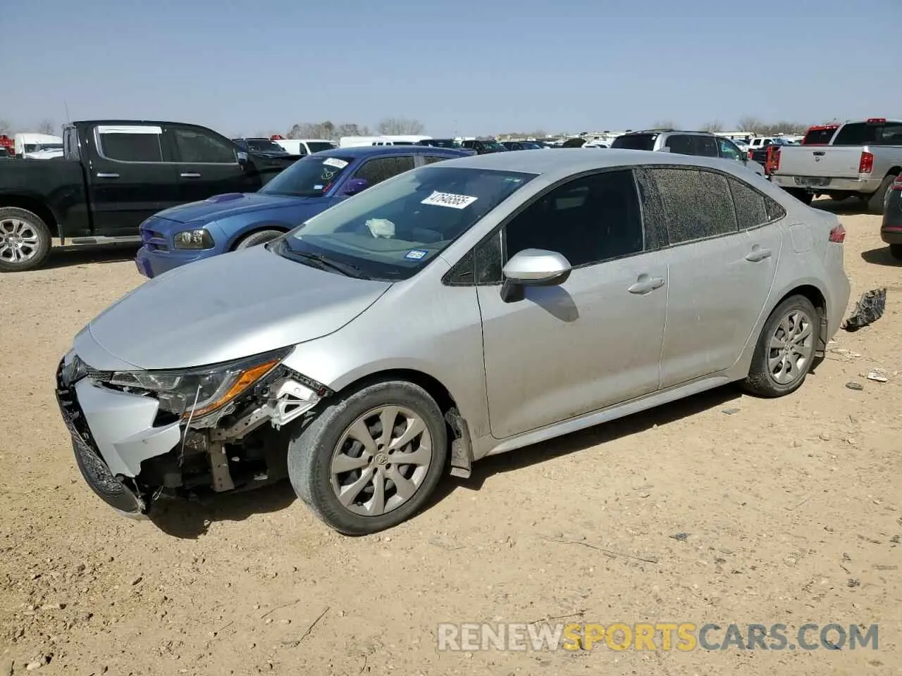 1 Фотография поврежденного автомобиля 5YFEPMAE6MP148524 TOYOTA COROLLA 2021