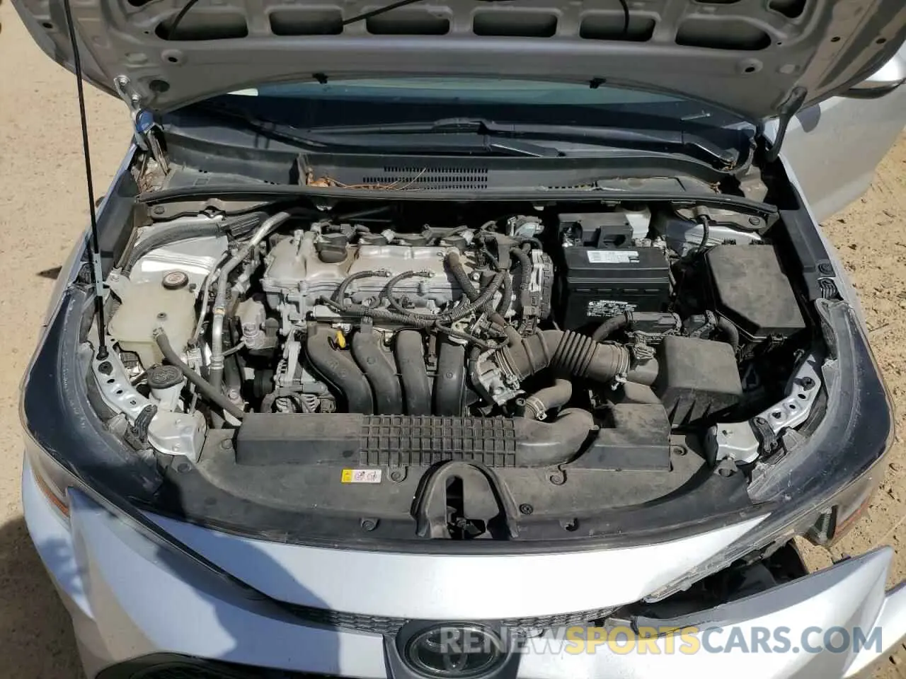 11 Фотография поврежденного автомобиля 5YFEPMAE6MP148524 TOYOTA COROLLA 2021