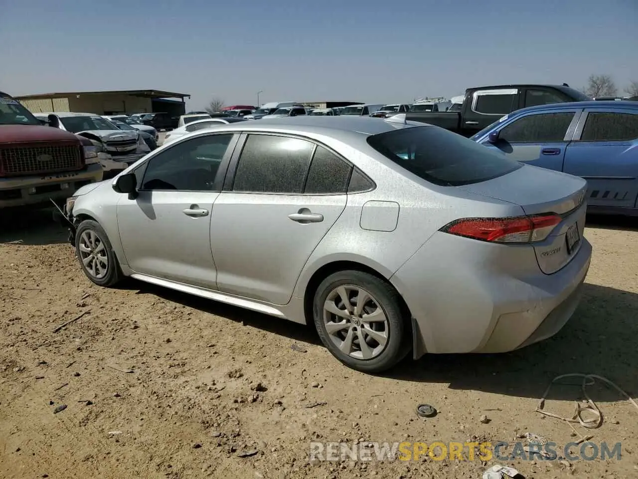 2 Фотография поврежденного автомобиля 5YFEPMAE6MP148524 TOYOTA COROLLA 2021