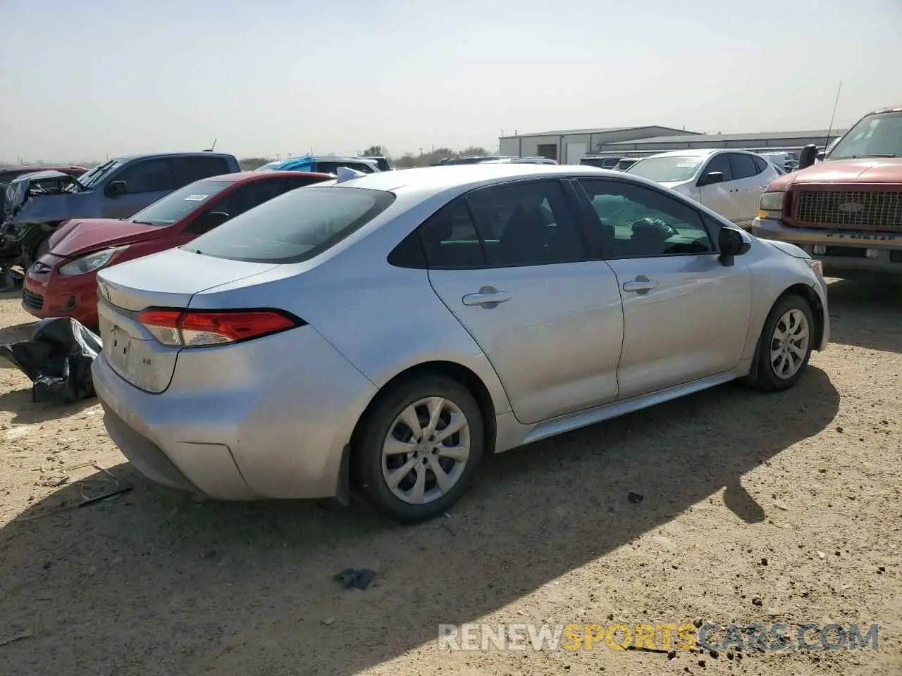 3 Фотография поврежденного автомобиля 5YFEPMAE6MP148524 TOYOTA COROLLA 2021