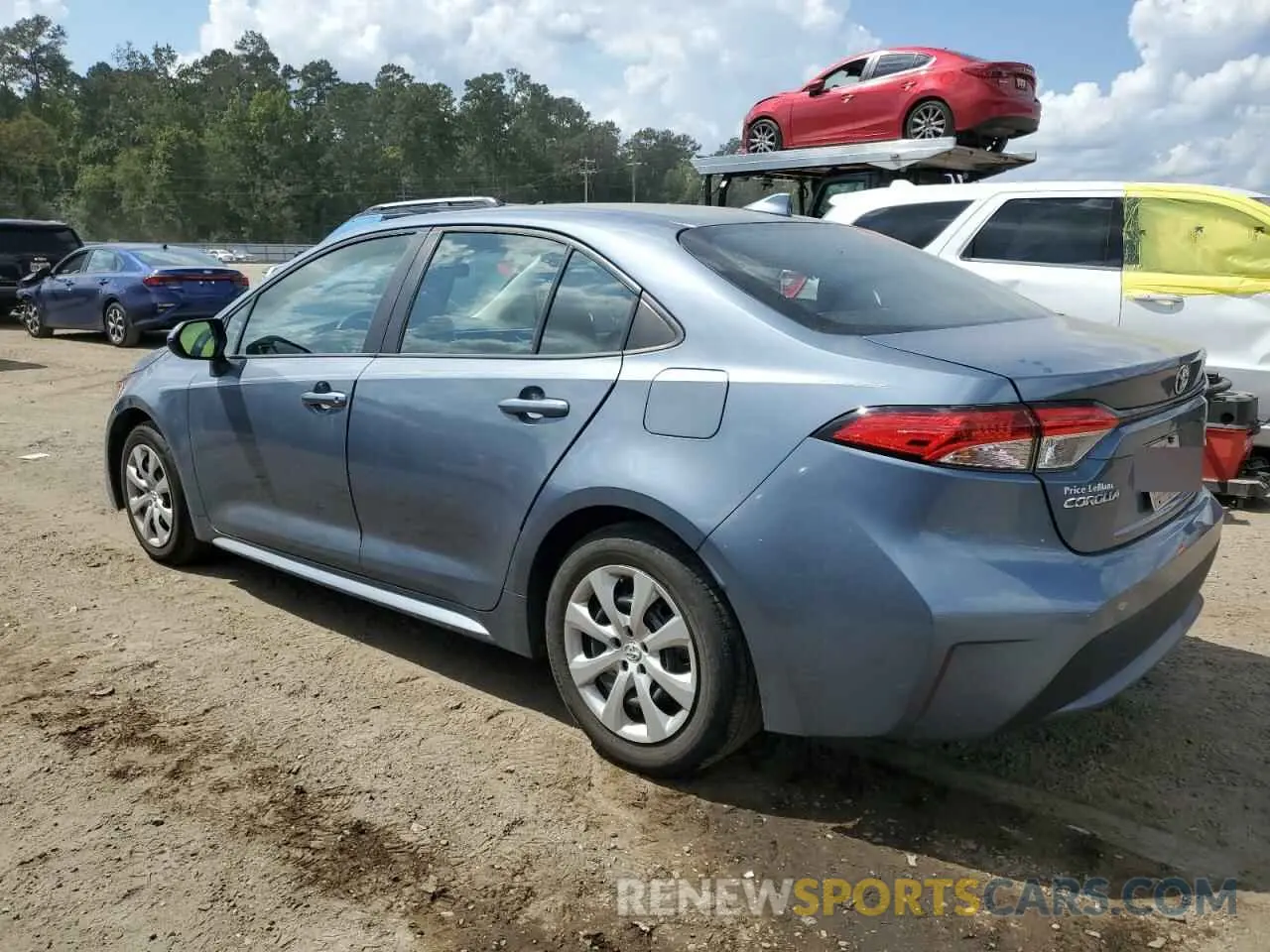 2 Photograph of a damaged car 5YFEPMAE6MP151441 TOYOTA COROLLA 2021