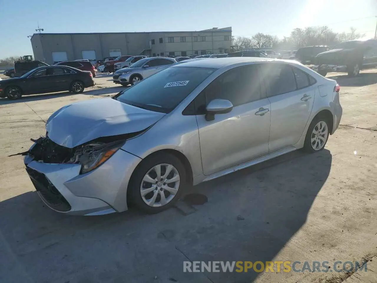 1 Фотография поврежденного автомобиля 5YFEPMAE6MP151598 TOYOTA COROLLA 2021