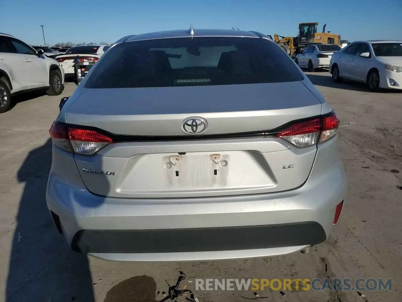 6 Фотография поврежденного автомобиля 5YFEPMAE6MP151598 TOYOTA COROLLA 2021
