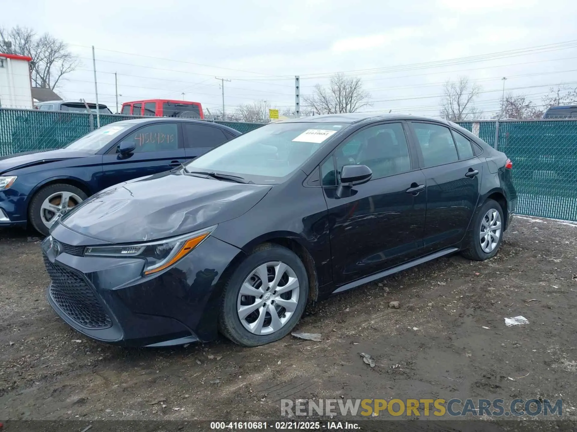 2 Photograph of a damaged car 5YFEPMAE6MP159524 TOYOTA COROLLA 2021