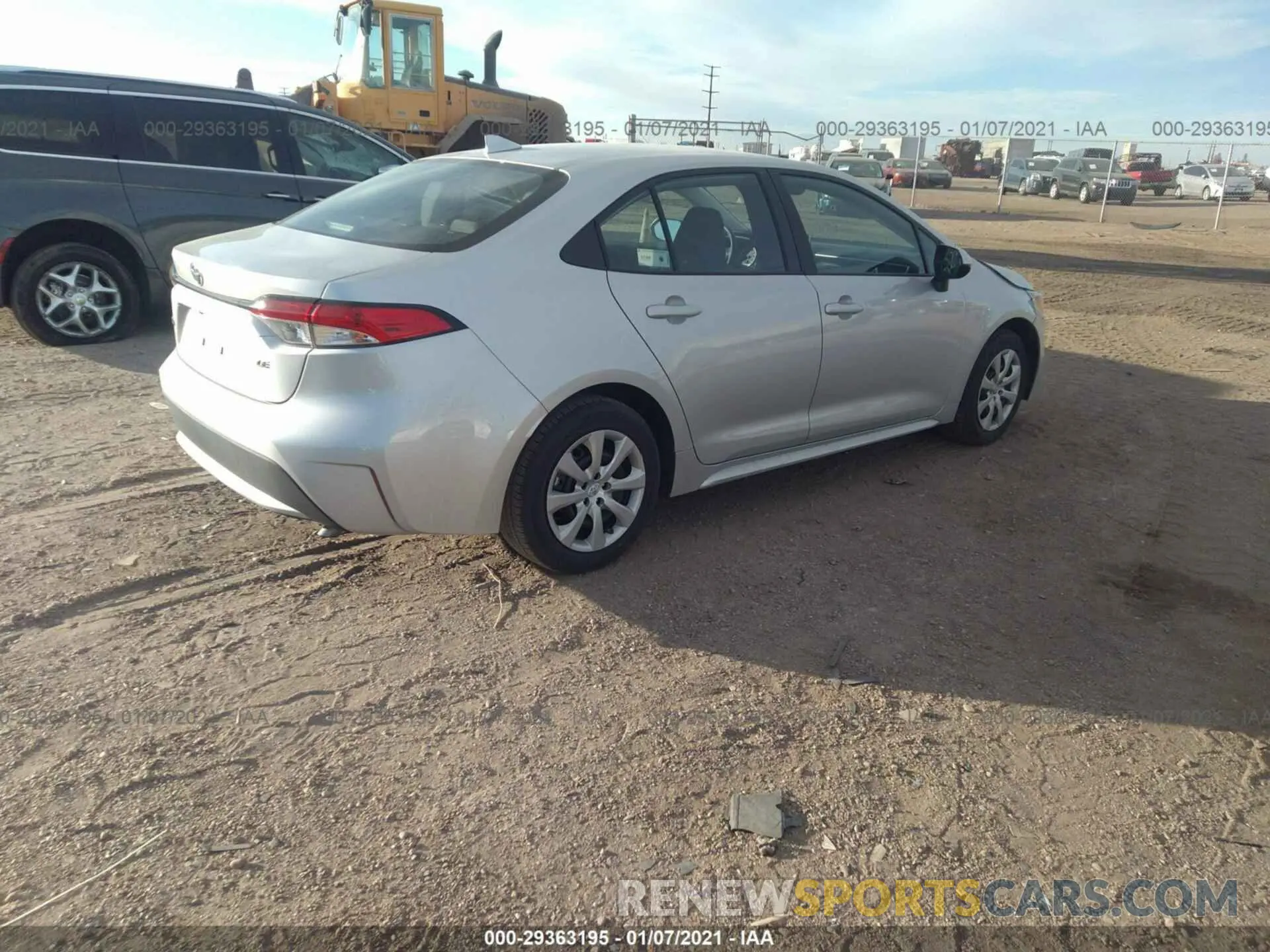 4 Photograph of a damaged car 5YFEPMAE6MP165940 TOYOTA COROLLA 2021
