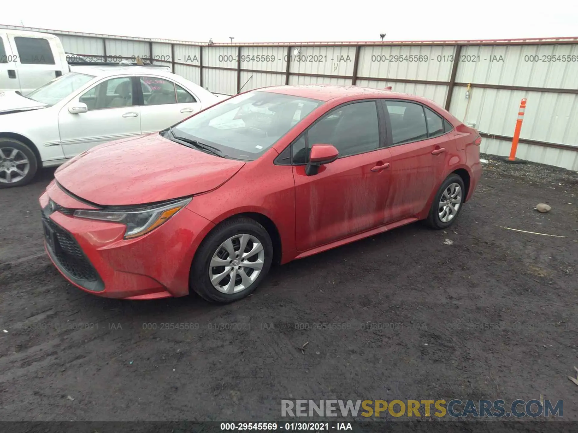 2 Photograph of a damaged car 5YFEPMAE6MP167204 TOYOTA COROLLA 2021