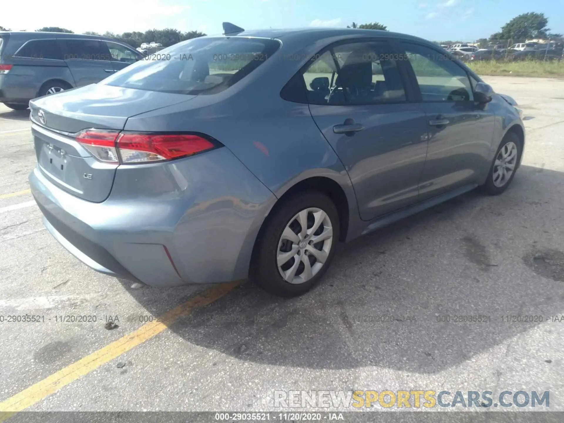 4 Photograph of a damaged car 5YFEPMAE6MP167459 TOYOTA COROLLA 2021