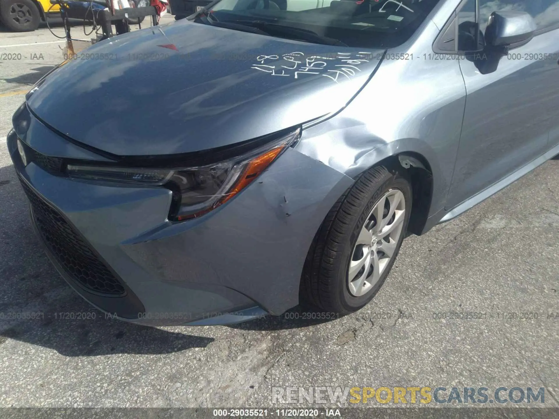 6 Photograph of a damaged car 5YFEPMAE6MP167459 TOYOTA COROLLA 2021