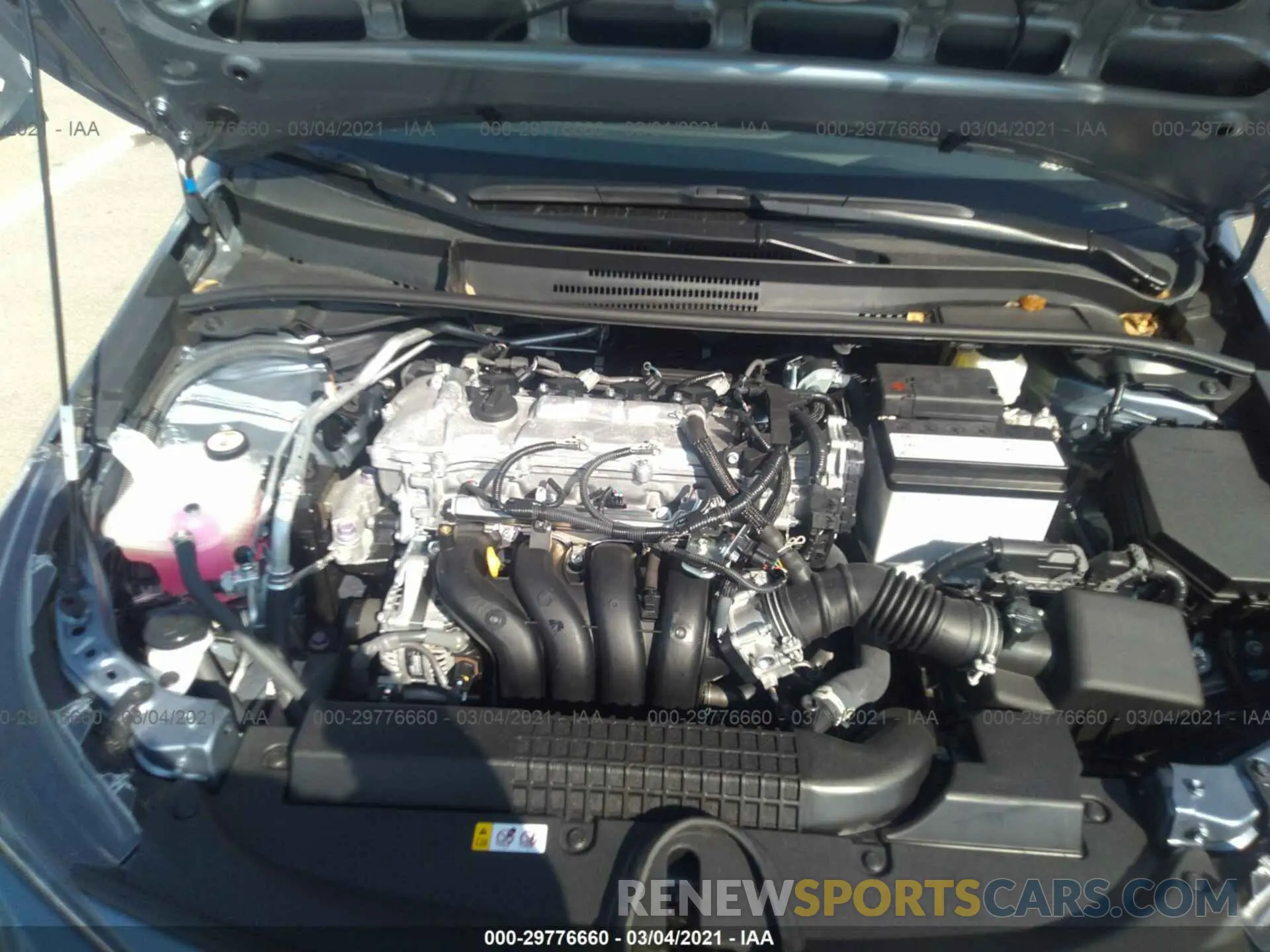 10 Photograph of a damaged car 5YFEPMAE6MP169311 TOYOTA COROLLA 2021