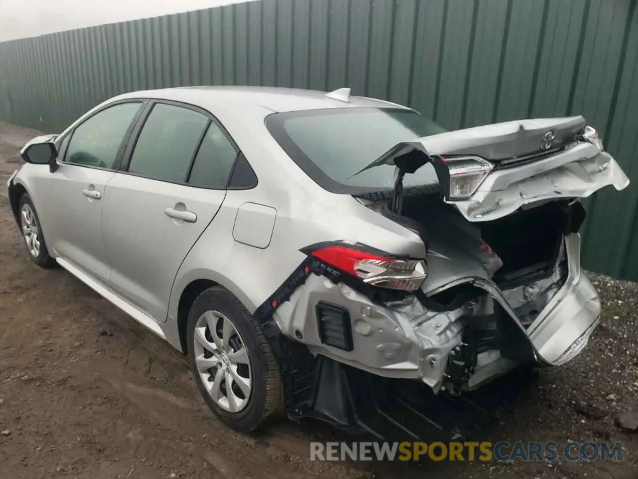 3 Фотография поврежденного автомобиля 5YFEPMAE6MP170782 TOYOTA COROLLA 2021
