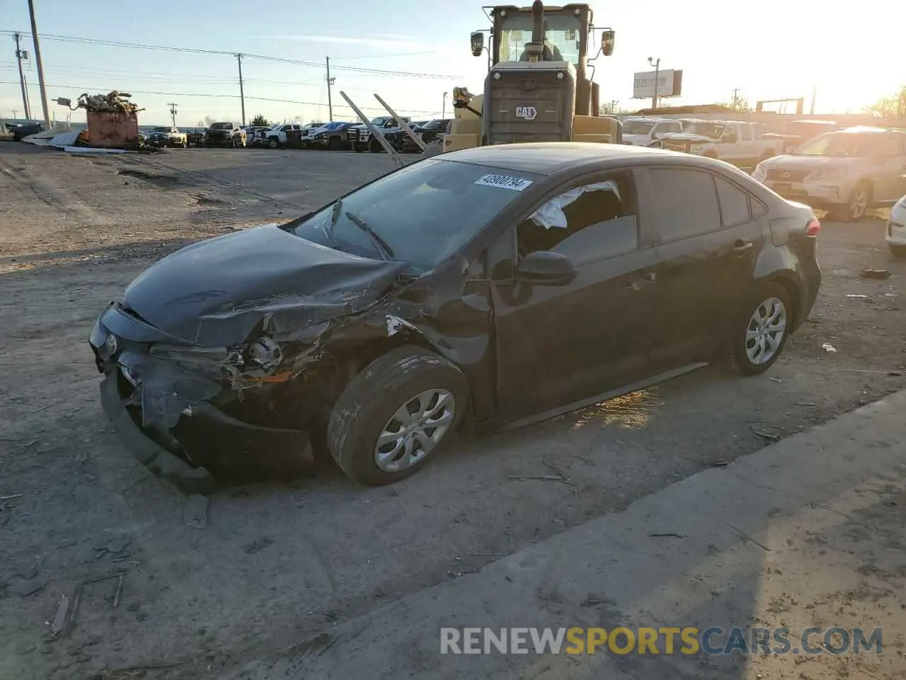 1 Photograph of a damaged car 5YFEPMAE6MP174010 TOYOTA COROLLA 2021