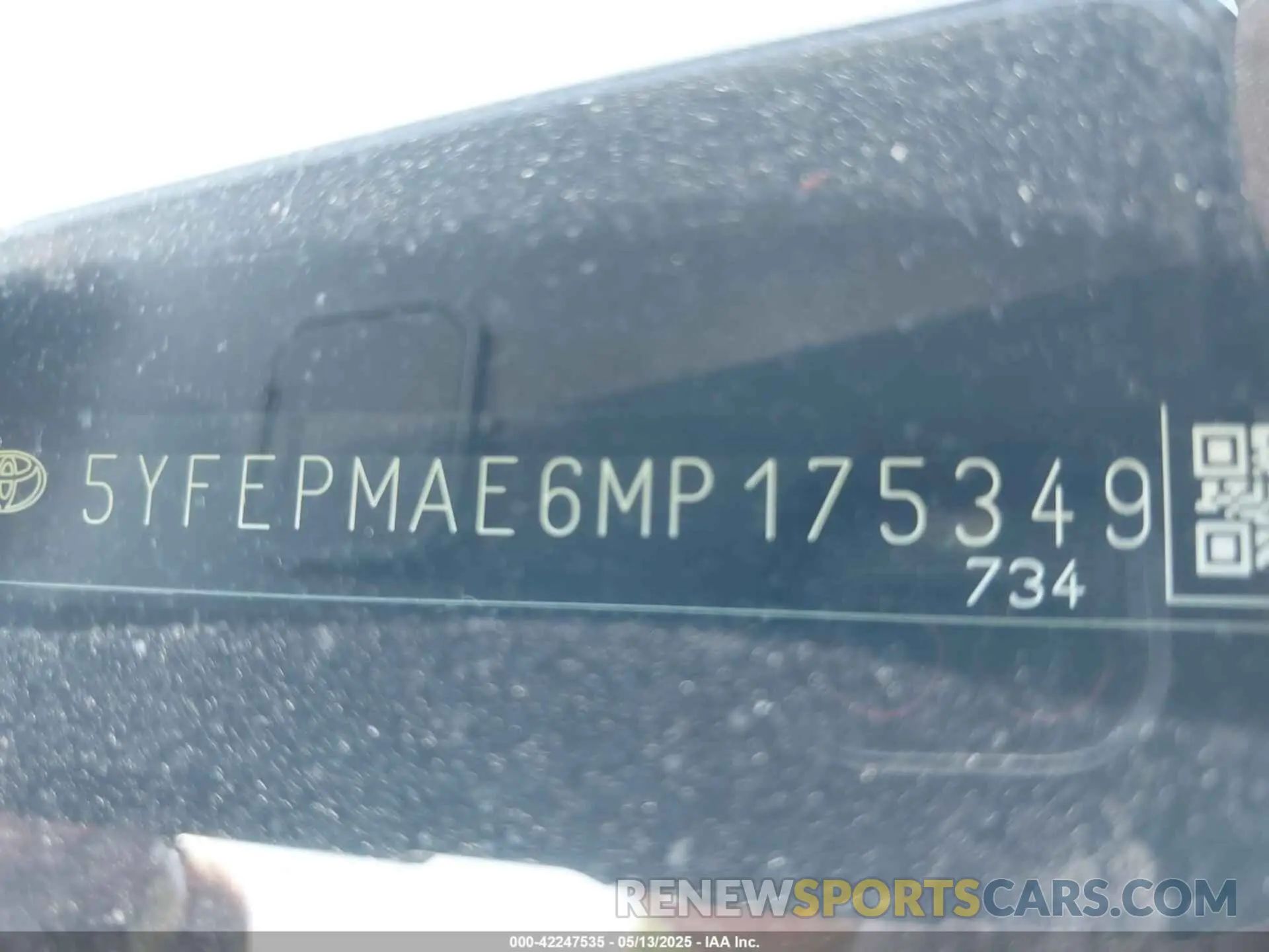 17 Фотография поврежденного автомобиля 5YFEPMAE6MP175349 TOYOTA COROLLA 2021