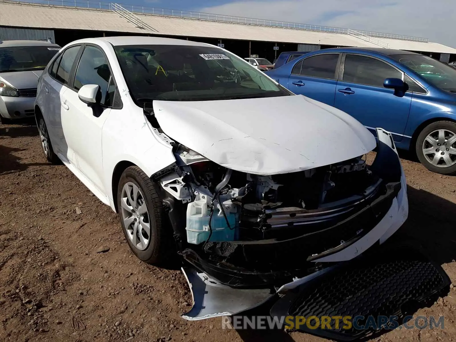 1 Photograph of a damaged car 5YFEPMAE6MP179191 TOYOTA COROLLA 2021