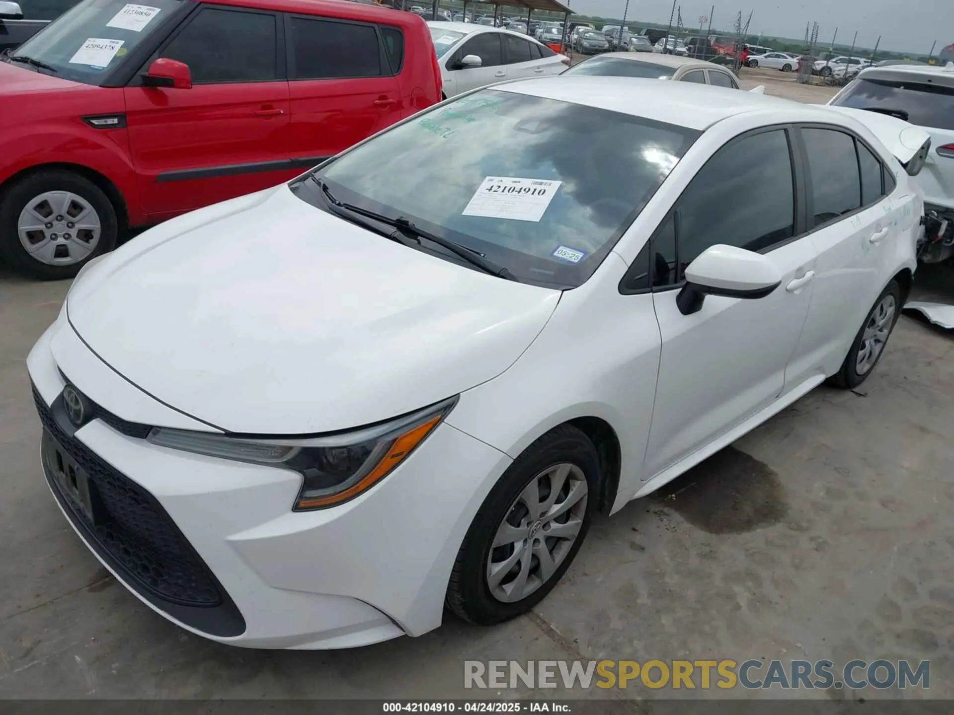 2 Photograph of a damaged car 5YFEPMAE6MP180924 TOYOTA COROLLA 2021
