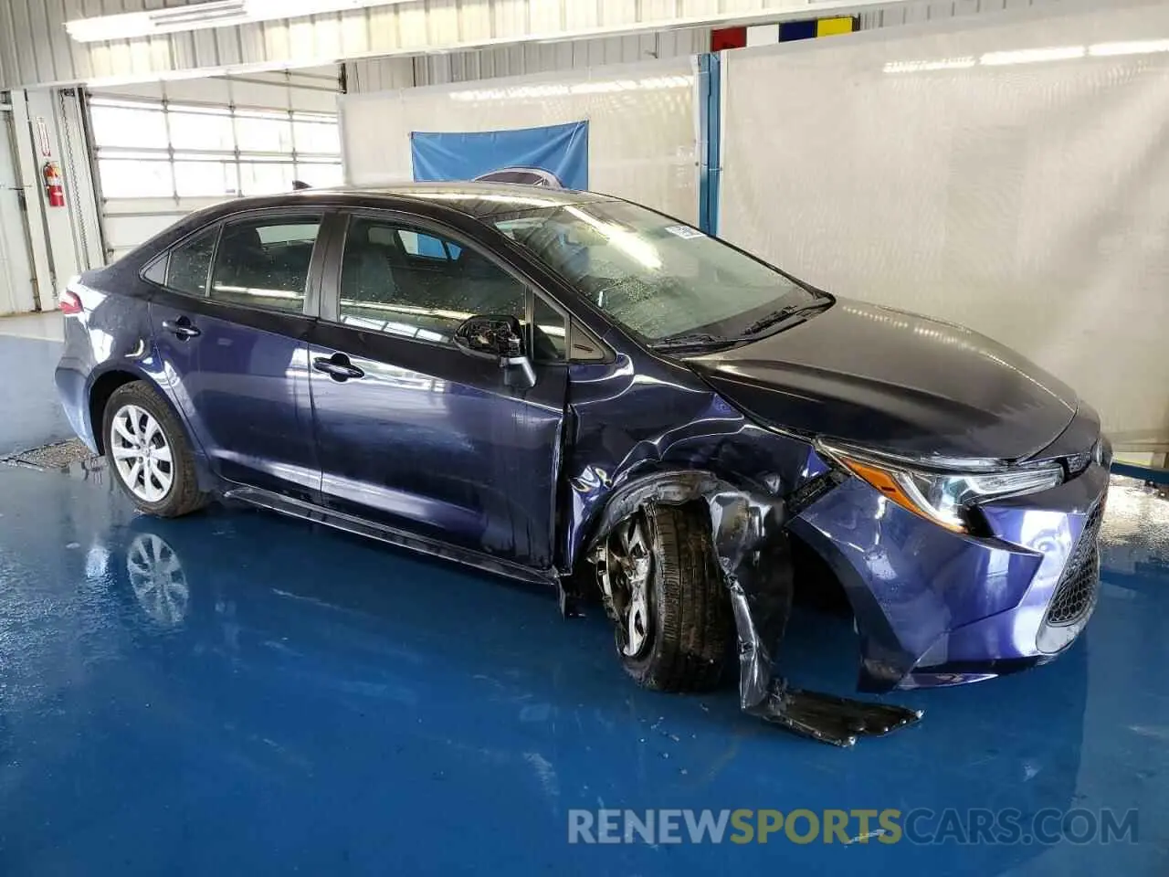 4 Photograph of a damaged car 5YFEPMAE6MP181166 TOYOTA COROLLA 2021