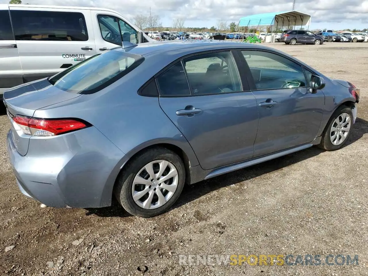 3 Photograph of a damaged car 5YFEPMAE6MP182821 TOYOTA COROLLA 2021
