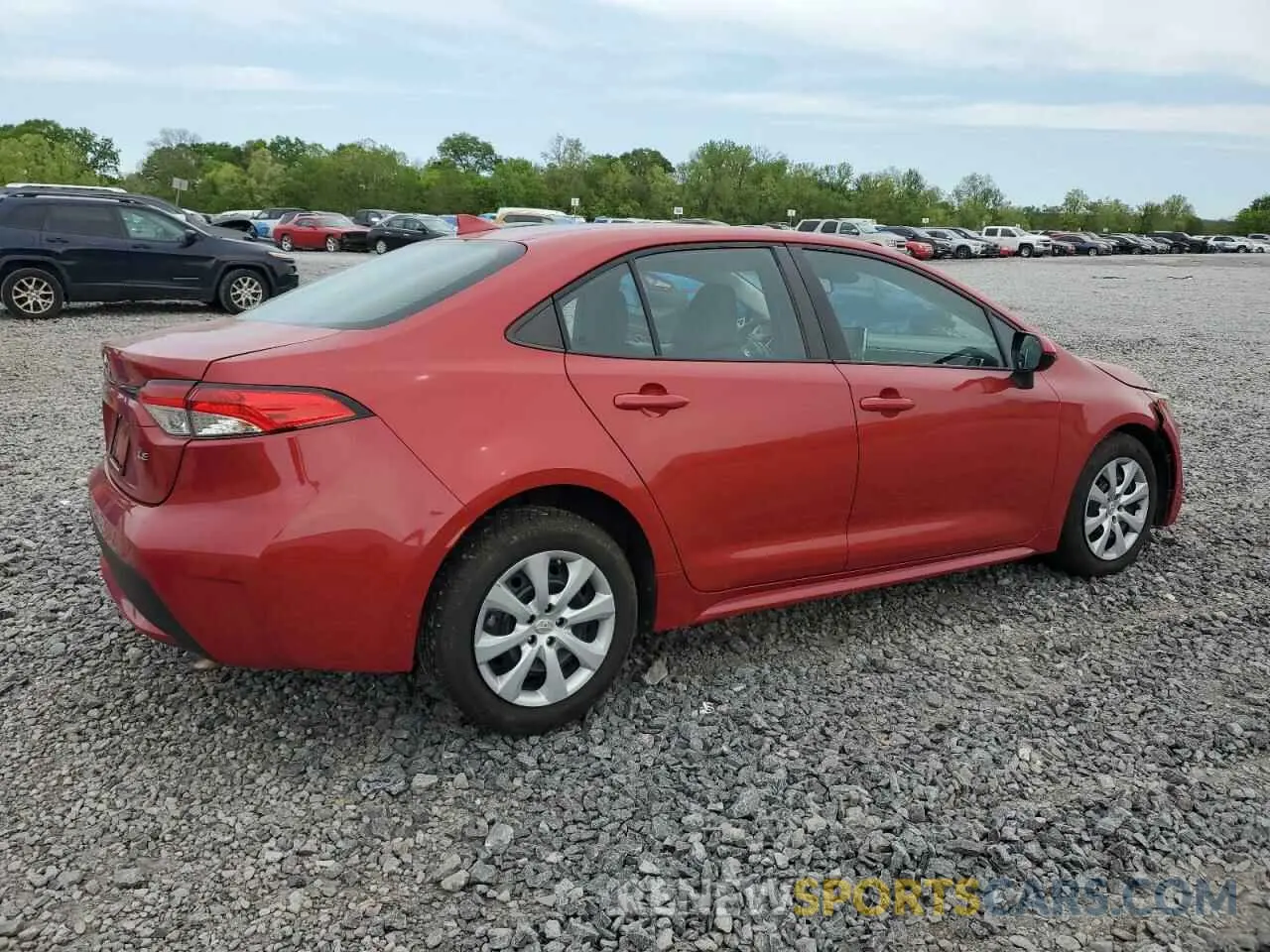3 Photograph of a damaged car 5YFEPMAE6MP184276 TOYOTA COROLLA 2021