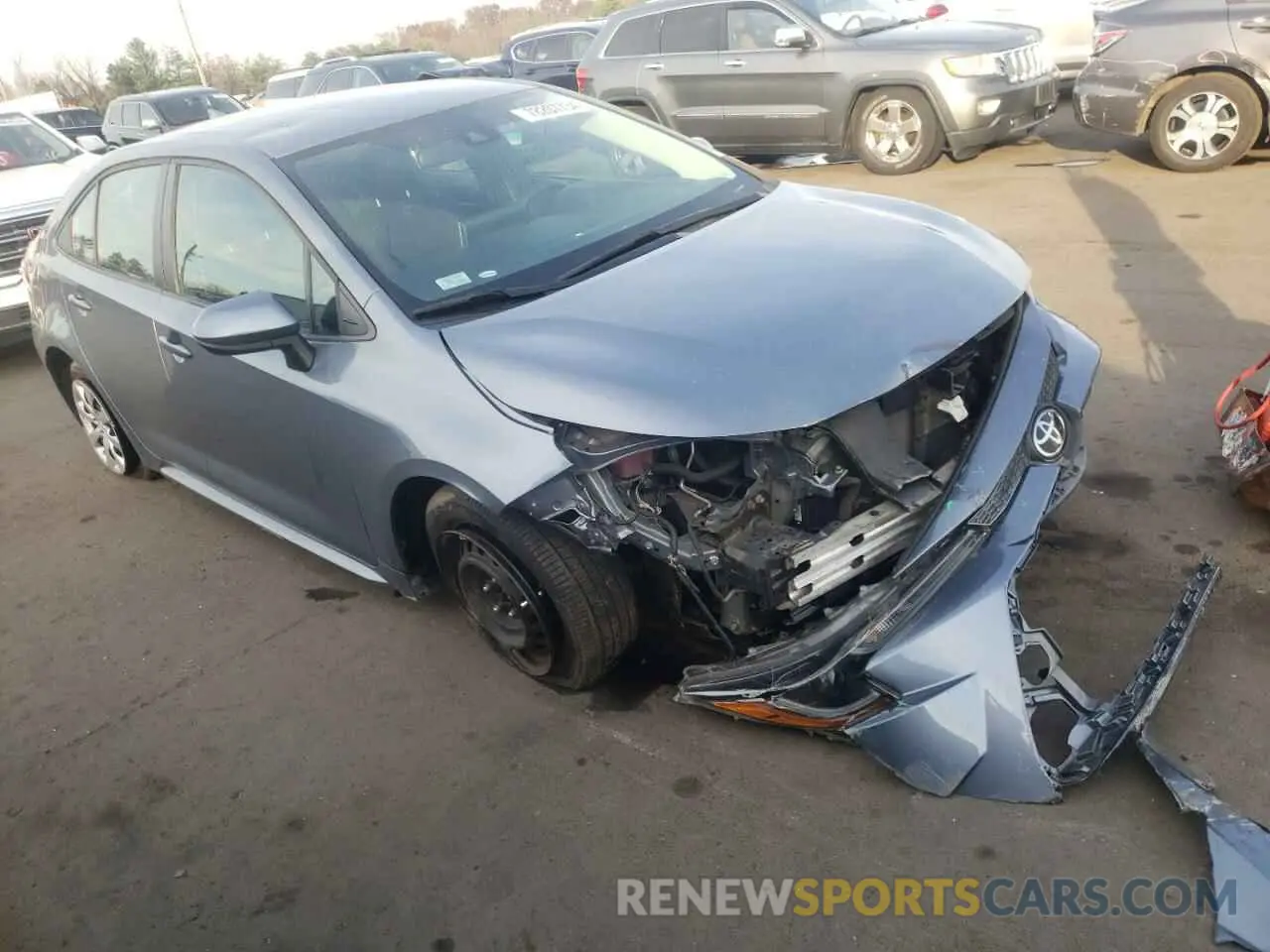 4 Фотография поврежденного автомобиля 5YFEPMAE6MP186125 TOYOTA COROLLA 2021