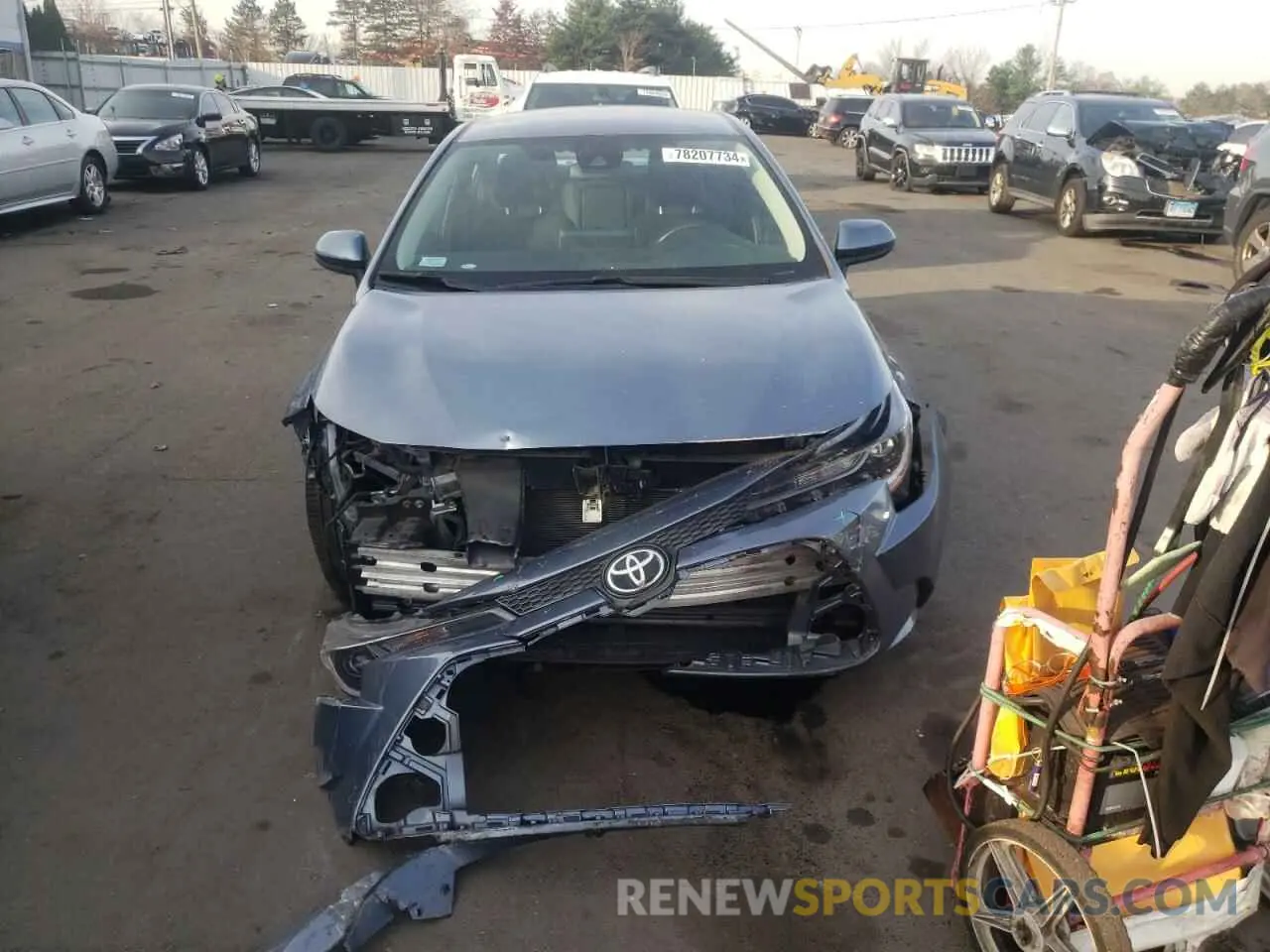 5 Фотография поврежденного автомобиля 5YFEPMAE6MP186125 TOYOTA COROLLA 2021