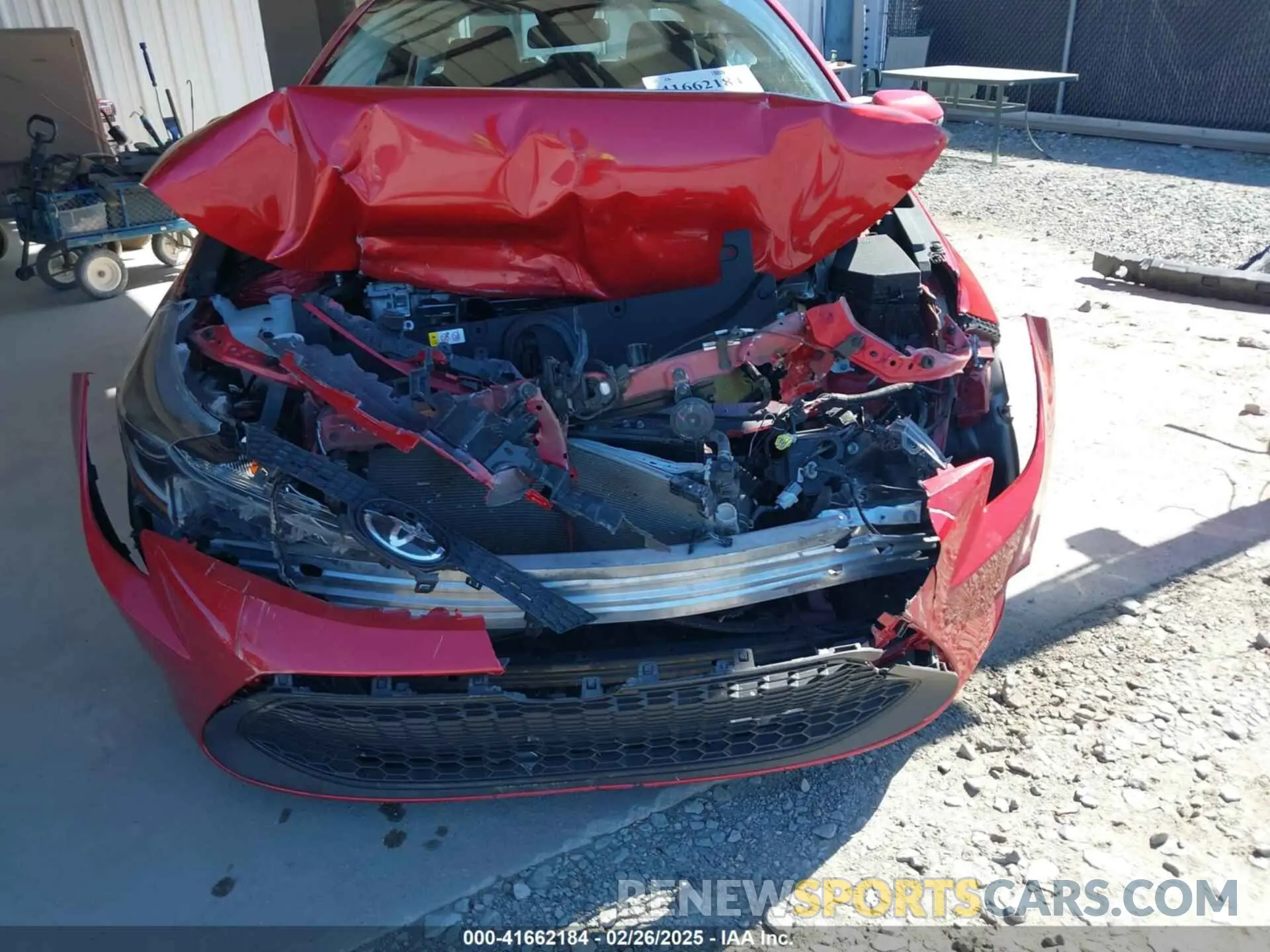 16 Photograph of a damaged car 5YFEPMAE6MP189431 TOYOTA COROLLA 2021